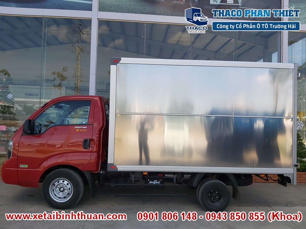 Xe tải Kia K200 mui bạt 5 bửng giá tốt  Thaco Bình Dương